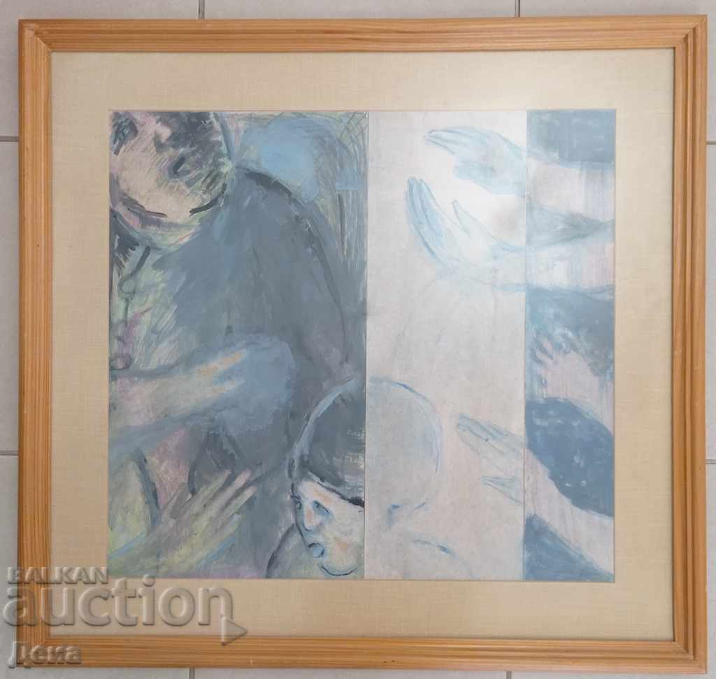 Interesting old WATERCOLOR Interesting old WATERCOLOR