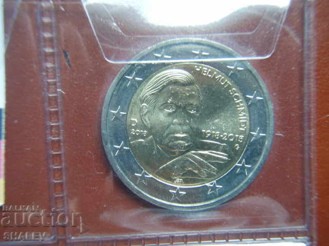 Аукцион 2 Euro 2018 Germany (A, D, F, G, J) "Helmut Schmidt" - Unc
