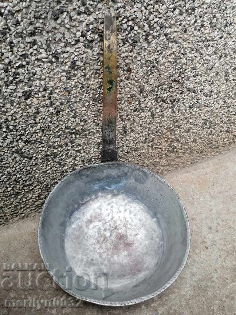 Auction Old copper pan, copper, tray, copper vessel Auction Old copper pan, copper, tray, copper vessel