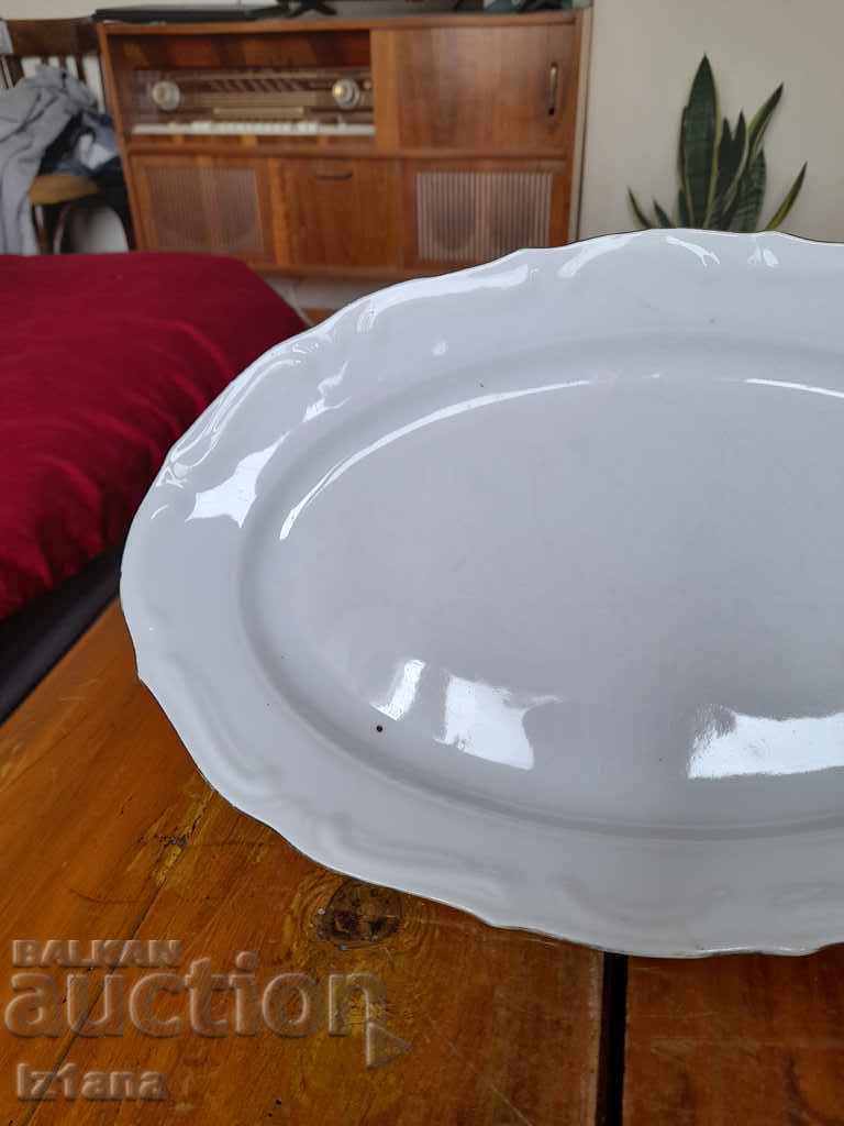 Auction Old porcelain plate, plateau Auction Old porcelain plate, plateau