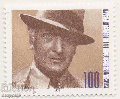 1991. Γερμανία. 100 χρόνια από τη γέννηση του Hans Albers, ηθοποιού.