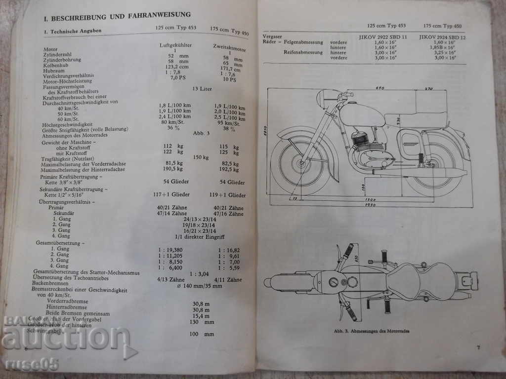 Book "Das neue 125 Motorrad 175" - 62 p. - 5 Book "Das neue 125 Motorrad 175" - 62 p. - 5