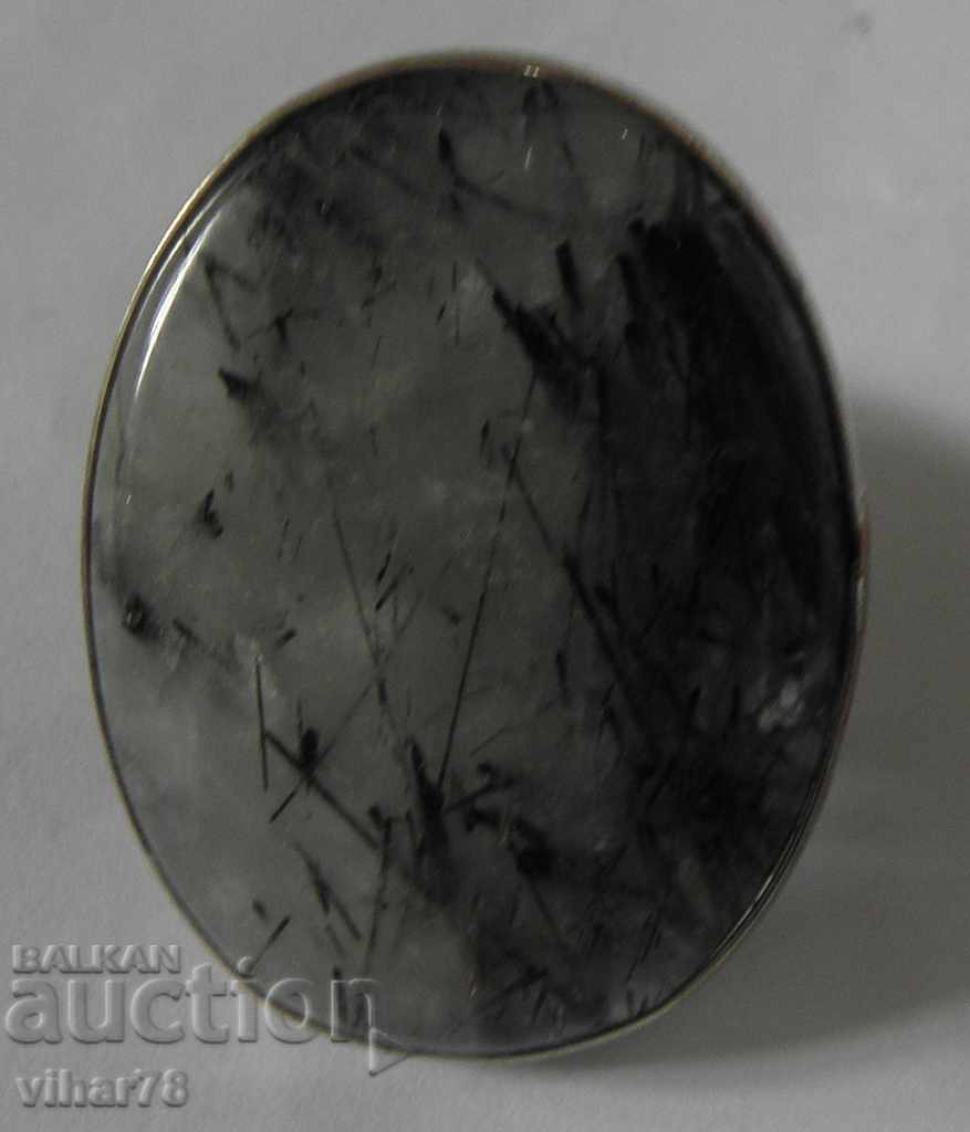 METAL RING WITH STONE - 7 METAL RING WITH STONE - 7