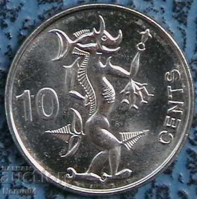 10 cents 2012, Solomon Islands