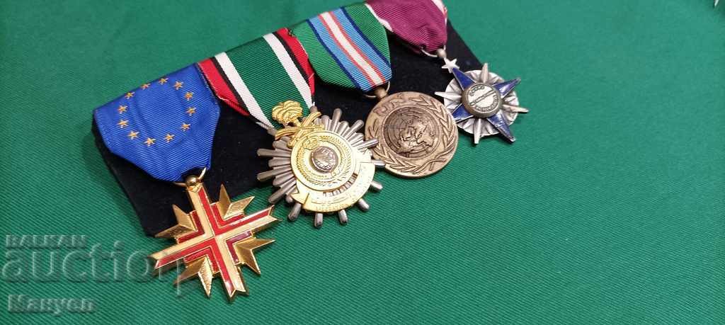 I am selling a block of orders and medals. with price 180.00 BGN | € 92.03 I am selling a block of orders and medals. with price 180.00 BGN | € 92.03
