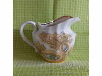 1970s Russian bone china - Milk jug with gilt