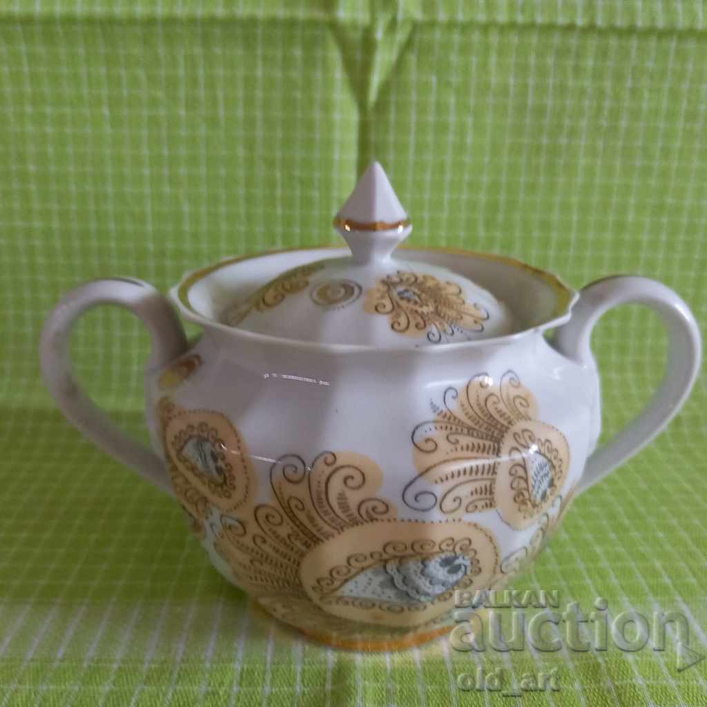 Russian fine bone porcelain from the 70's - Sugar bowl