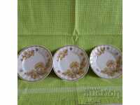 Porțelan rusesc din anii '70 - Căni cu aur, 3 buc
