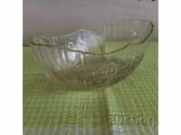 Old candy bowl - crystal glass