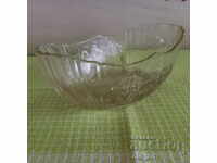 Old candy bowl - crystal glass