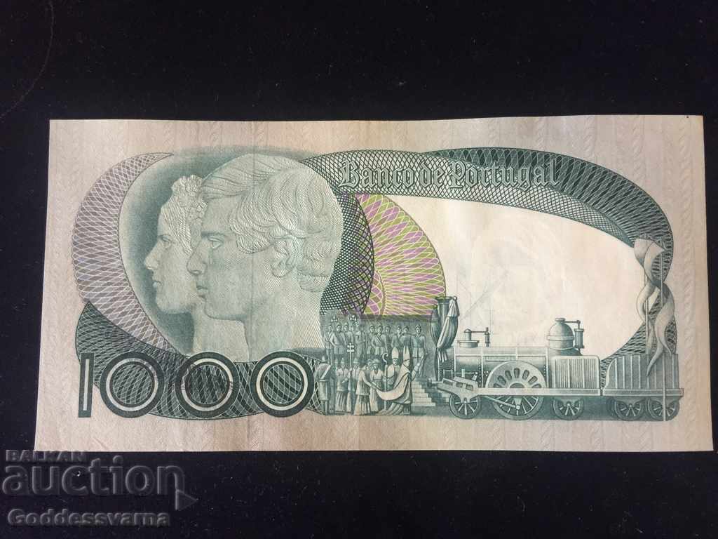 Portugal 1000 escudos 1980 Pick 175 UncRef 879 with price 85.00 BGN | € 43.46 Portugal 1000 escudos 1980 Pick 175 UncRef 879 with price 85.00 BGN | € 43.46