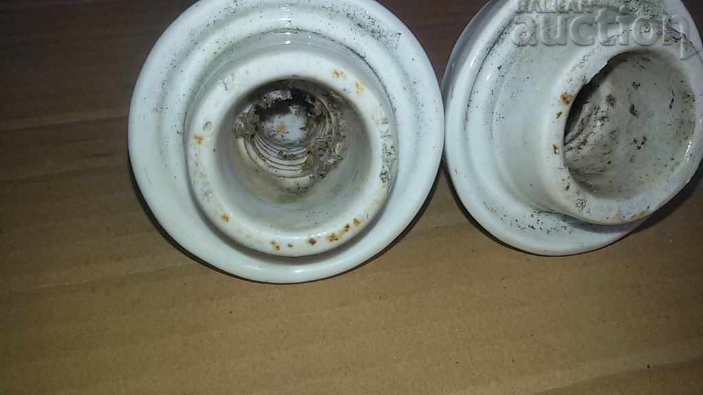 antique small porcelain insulator cups sponge insulator - 5