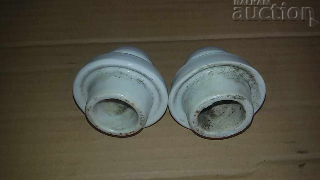 antique small porcelain insulator cups sponge insulator - 6