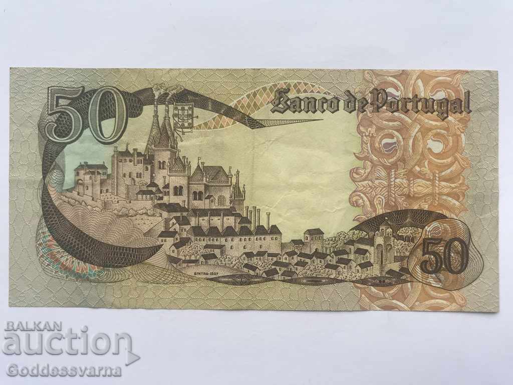 Portugal 50 Escudos 1968 Pick 174 Ref 7873 with price 22.00 BGN | € 11.25 Portugal 50 Escudos 1968 Pick 174 Ref 7873 with price 22.00 BGN | € 11.25