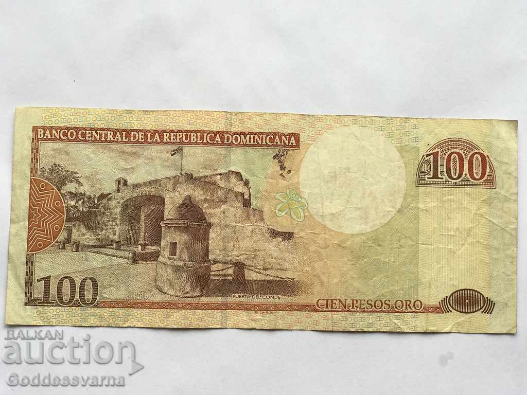 Dominican Republic 100 Pesos 2001 Pick 171 Ref 6525 with price 15.00 BGN | € 7.67 Dominican Republic 100 Pesos 2001 Pick 171 Ref 6525 with price 15.00 BGN | € 7.67