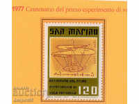 1977. San Marino. 100 χρόνια από την πρώτη κάθετη απόπειρα πτήσης.