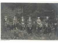 Големци на излет с конете - Стара снимка