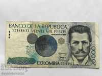 Colombia 20000 Pesos 2009 Pick 454u Ref 8632