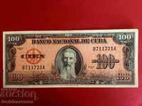 Cuba 100 Pesos 1959 Pick 93 Ref 1721