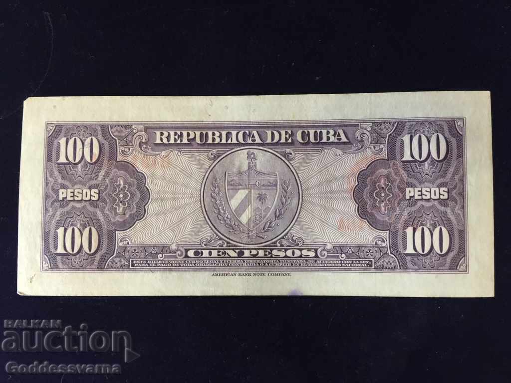 Cuba 100 Pesos 1954 Pick Ref 1546 with price 35.00 BGN | € 17.90 Cuba 100 Pesos 1954 Pick Ref 1546 with price 35.00 BGN | € 17.90