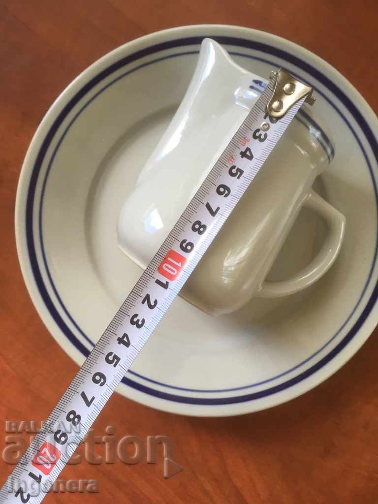 Delivery of PORCELAIN KETTLE JUG PLATE OLD FROM SOCA Delivery of PORCELAIN KETTLE JUG PLATE OLD FROM SOCA