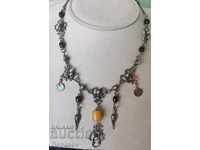 Ancient Silver Revival Necklace 19th century