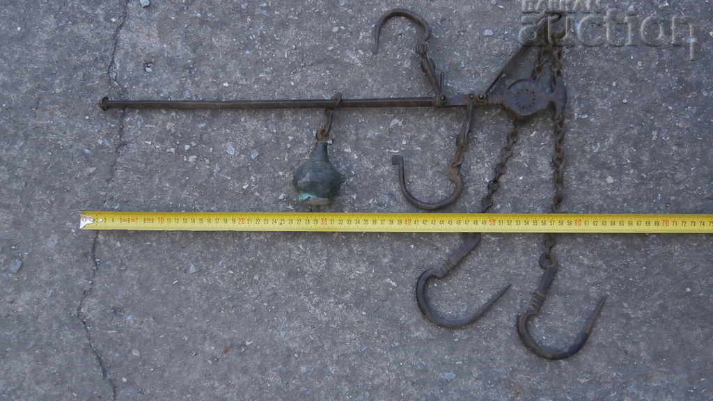 antique Ottoman scale scaffolding scales with price 61.00 BGN | € 31.19 antique Ottoman scale scaffolding scales with price 61.00 BGN | € 31.19