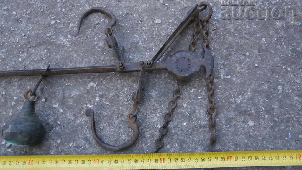 Auction antique Ottoman scale scaffolding scales Auction antique Ottoman scale scaffolding scales
