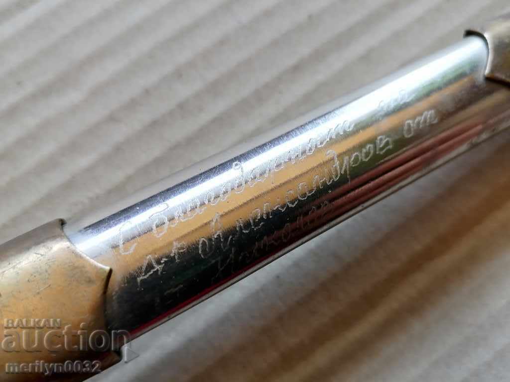 Auction General military officer's jacket with a donation inscription with a cane Auction General military officer's jacket with a donation inscription with a cane