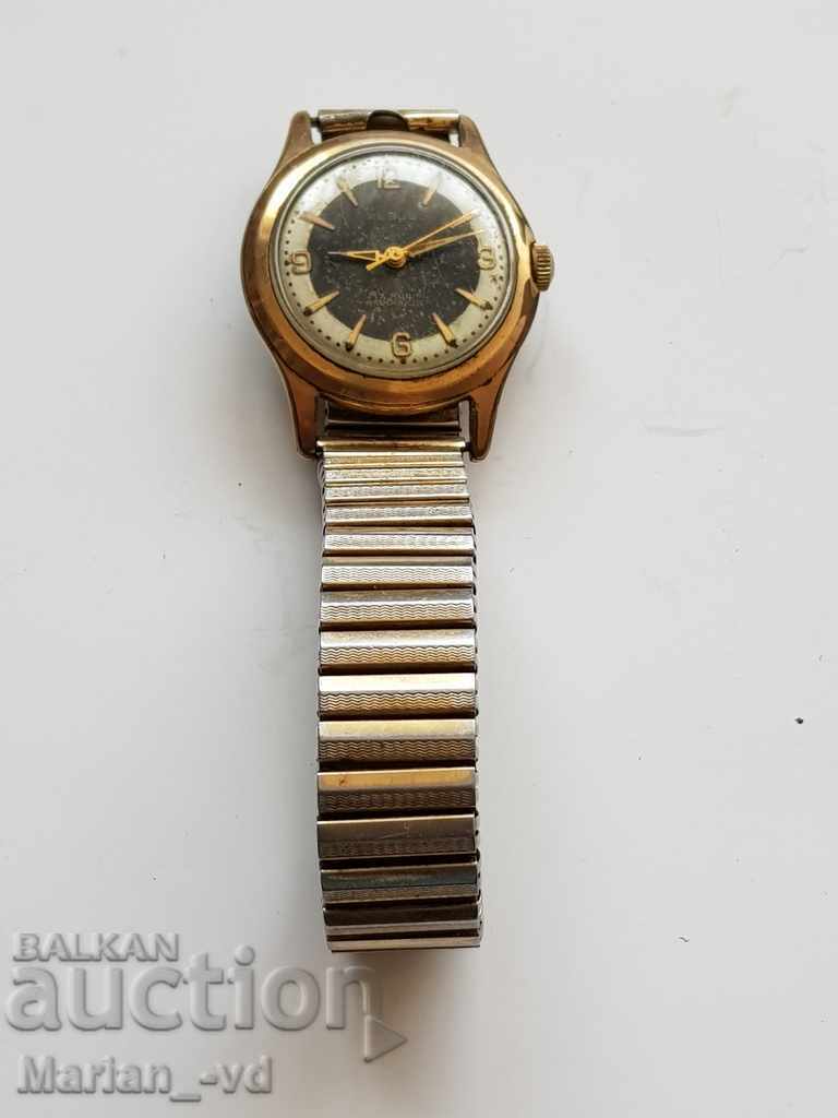 Swiss gold plated wristwatch Rebus