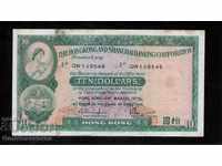 Hong Kong și Shanghai 10 dolari 1978