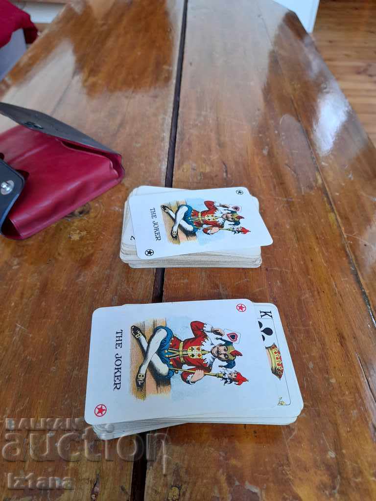 Delivery of Old Bumar playing cards