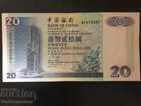Bank of China Hong Kong 20 dolari 1998 Pick 329d Ref 9581