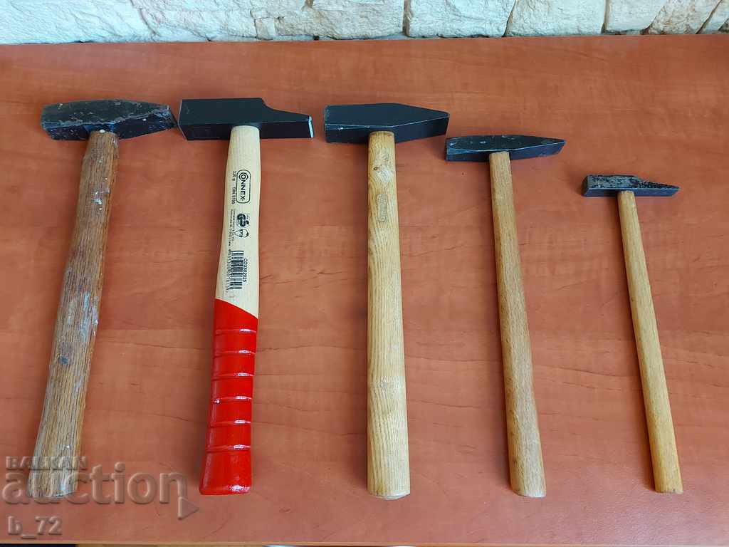 Lot of German hammers, hammers