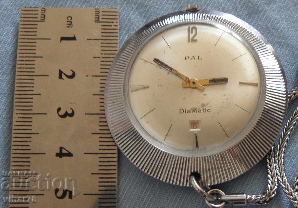 RARE AUTOMATIC POCKET WATCH -PAL with price 349.99 BGN | € 178.95