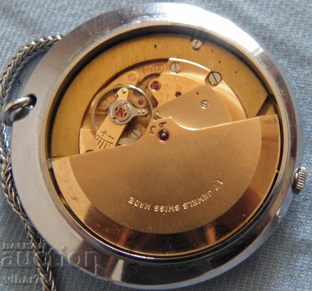 RARE AUTOMATIC POCKET WATCH -PAL - 5