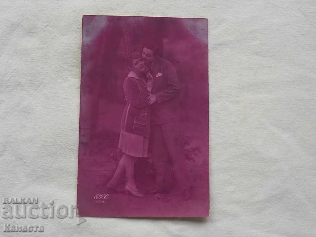 romantic card lovers Arile'Sverlig brand 1929 K 321