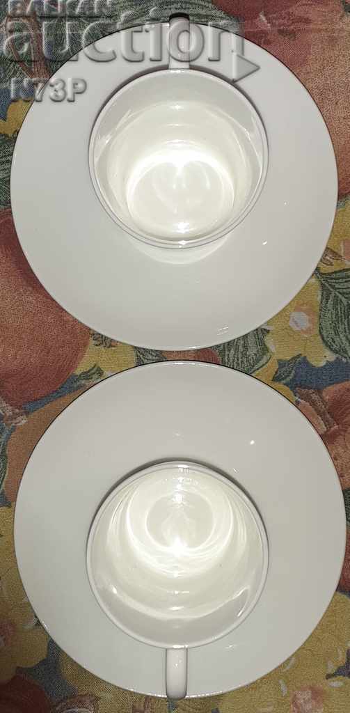 Auction  PORCELAIN CUP + PLATE 2PCS. MADE IN SWEDEN.