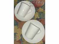 PORCELAIN CUP + PLATE 2PCS. MADE IN SWEDEN.