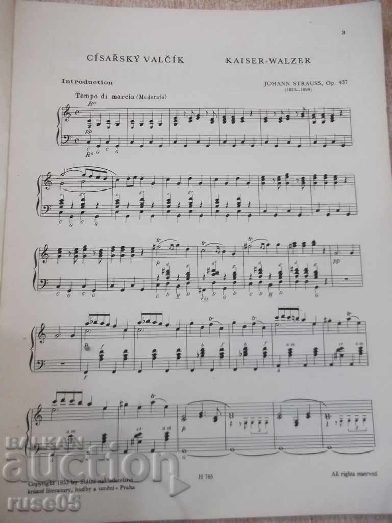 Auction  Book "STRAUSS - WALZER AKKORDEON - book 2" - 64 p.