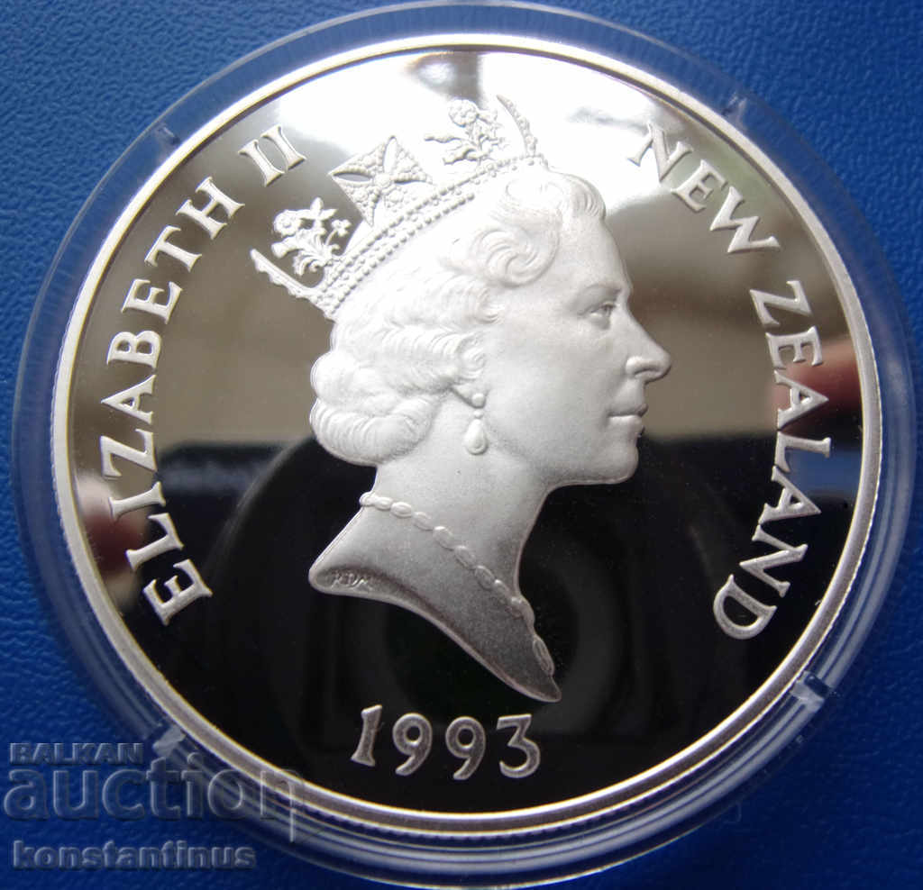 Нова Зеландия  5  Долара  1993  UNC  PROOF  Rare с цена € 58.80 | 115.00 лв.