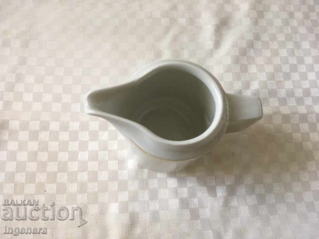 PORCELAIN JUG SOCIERA BULGARIA with price 6.00 BGN | € 3.07 PORCELAIN JUG SOCIERA BULGARIA with price 6.00 BGN | € 3.07
