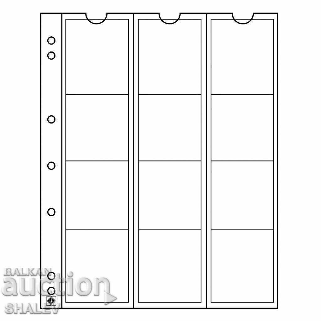 Foi pentru monede NUMIS cu diametru diferit - 5 buc./pachet (899) - 6 Foi pentru monede NUMIS cu diametru diferit - 5 buc./pachet (899) - 6