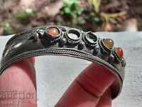 Ethno bracelet for filigree costume and stones