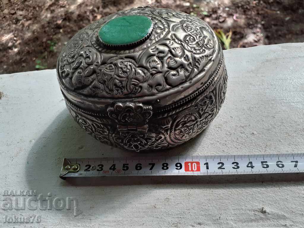 Great metal jewelry box with enamel - 6 Great metal jewelry box with enamel - 6