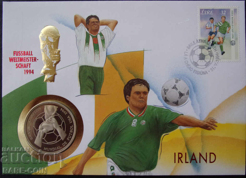 RS (27) Irlanda NUMISBRIEF Guineea 1000 franci 1994 UNC Rare