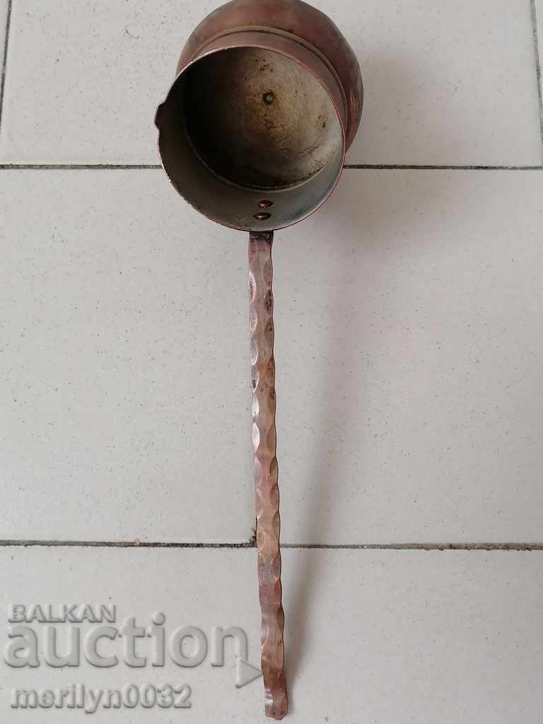 An old copper jade coffee beaker copper pot - 5 An old copper jade coffee beaker copper pot - 5