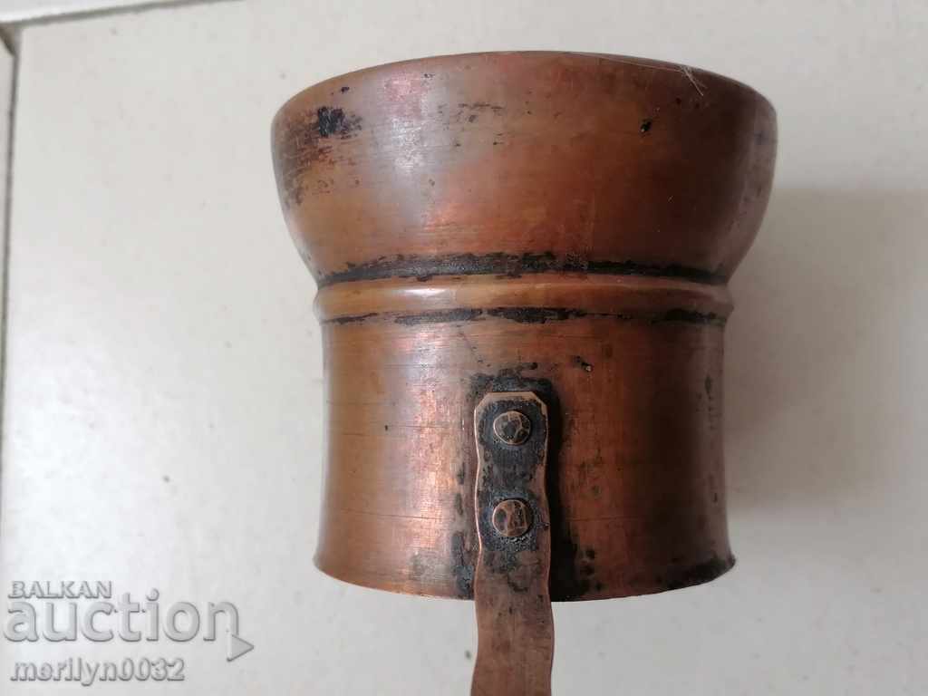 An old copper jade coffee beaker copper pot - 7 An old copper jade coffee beaker copper pot - 7