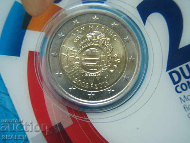 Παράδοση 2 Euro 2012 San Marino "10 years euro" San Marino (2 ευρώ)
