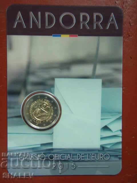 2 Euro 2015 Andorra "30 years" (1) /Андора/ - Unc (2 евро)